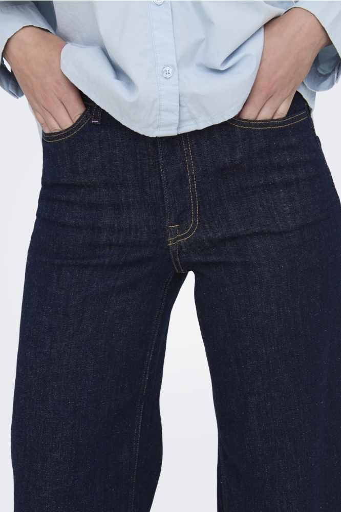 JDYFELINA-FINA HW WIDE RINSE JNSDNM 15354213 DARK BLUE DENIM